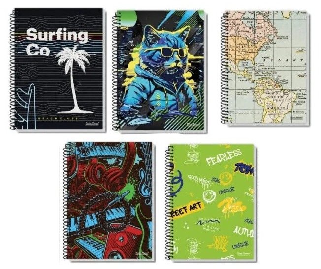 CADERNO C.D. 1X1 ROX